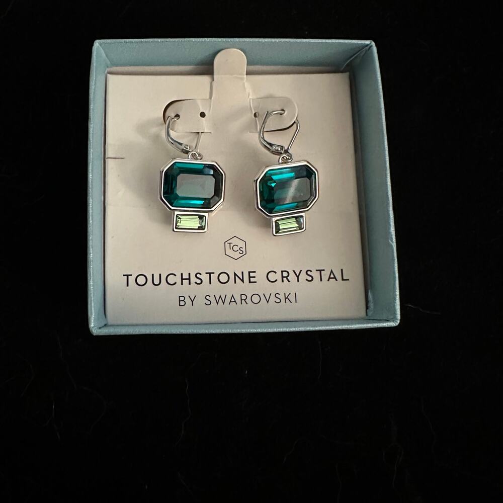 Touchstone Crystal Envy Earrings Swarovski crystals